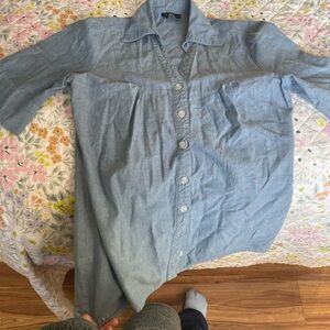 Feathers Sky Blue Casual Shirt